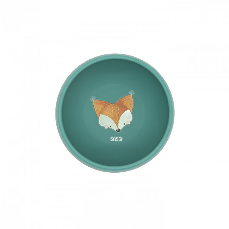 Bol avec ventouse en silicone - Crunchy le renard