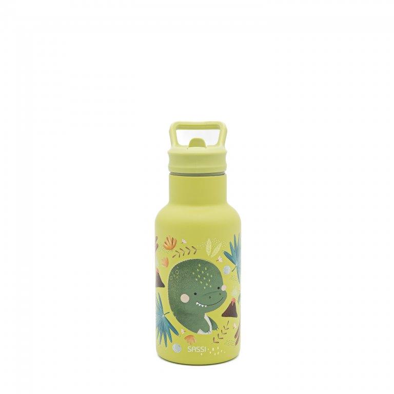 350 ml Vacuum Insulated Steel Bottle - Cracky the Dinosaur