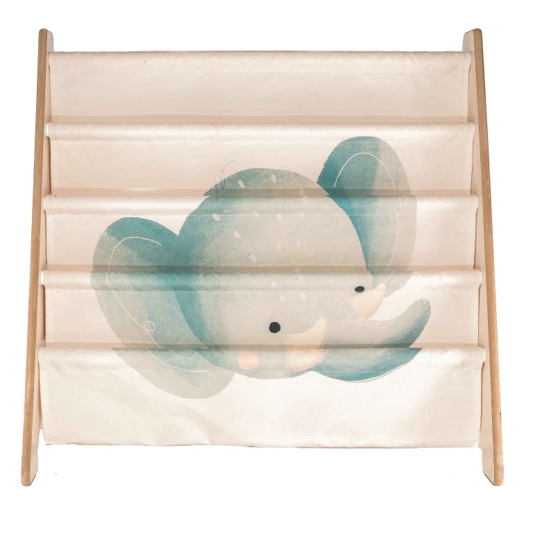 Montessori Book Rack - Chewy the Elephant