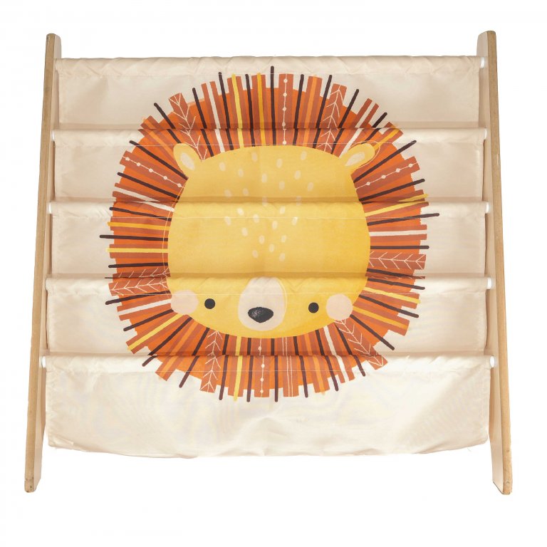 Montessori Book Rack - Chompy the Lion