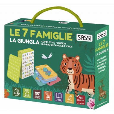 Carte da gioco. Le sette famiglie. La giungla (Outlet)