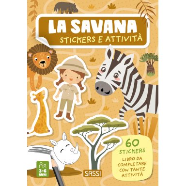 Stickers e attività. La savana