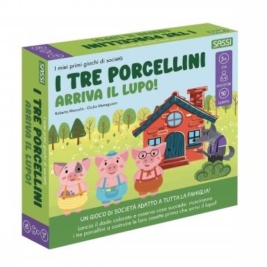 I miei primi giochi di società. I tre porcellini - Arriva il lupo!