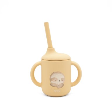 Silicone Straw Cup - Gnawy the Sloth