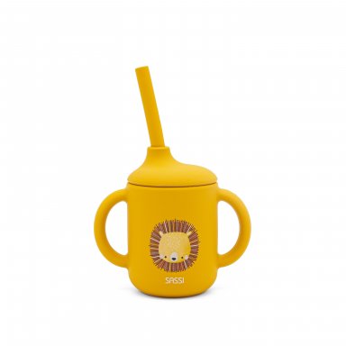 Tasse d'apprentissage en silicone - Chompy le lion