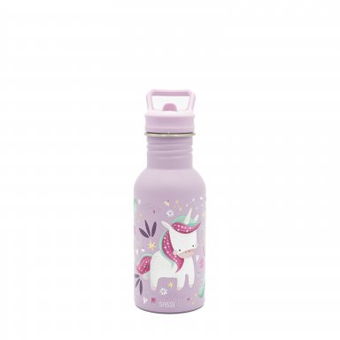 Borraccia in acciaio inox da 500 ml - Unicorno Sparkly