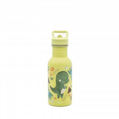 Borraccia in acciaio inox da 500 ml - Dinosauro Cracky