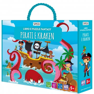 Puzzle sagomati. Pirati e Kraken