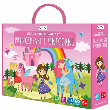 Puzzle sagomati. Principesse e unicorni