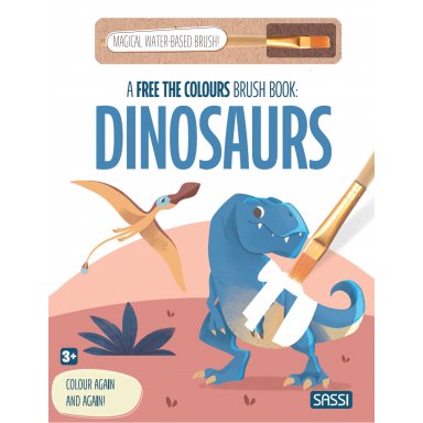 A Free the Colours Brush Book: Dinosaurs