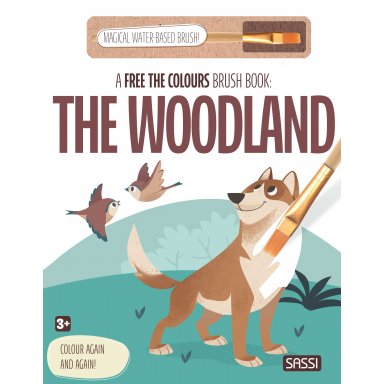 A Free the Colours Brush Book: The Woodland