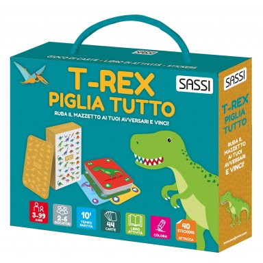 Carte da gioco. T-Rex piglia tutto