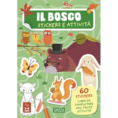 Stickers e attività. Il bosco